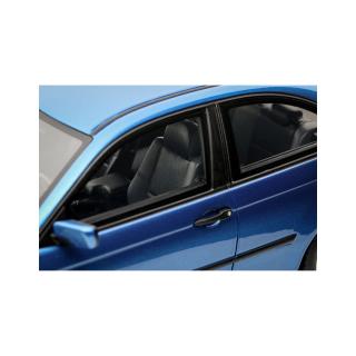 BMW E46 318 TI COMPACT ESTORIL BLUE 2002 OttO mobile 1:18 Resinemodell (Türen, Motorhaube... nicht zu öffnen!)